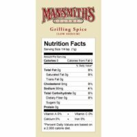 All-Purpose Grilling Spice (Low Sodium) Nutrition Facts